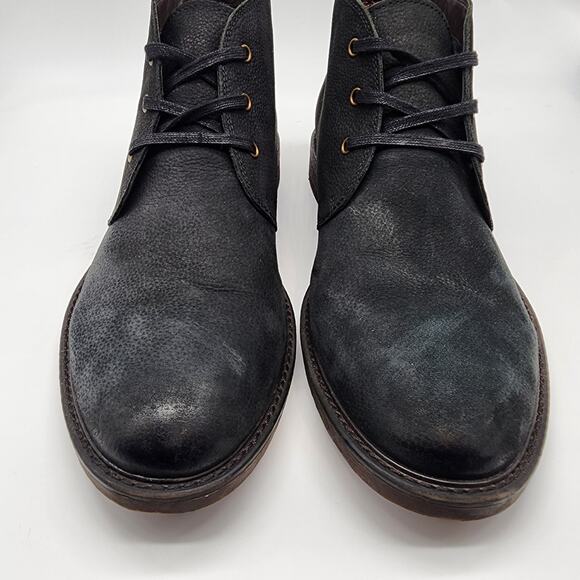 Aston Grey Khanov Chukka Boots Men\'s 11 Black Leather‎ Lace-up main image 5